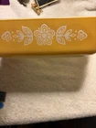 Vintage Pyrex Golden Butterfly Casserole Dish 8.5 X 7” Flawless No Cover !