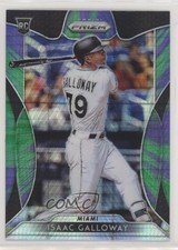 2019 Panini Prizm Tier III Purple & Green Hyper Prizm Isaac Galloway #202 0t2
