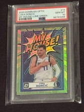 2020-21 Panini Donruss Optic My House Lime Green #13 Luka Dončić /149 PSA 10 🔥