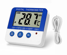 Nithing Fridge Freezer Thermometer Max/Min Memory High Low Temperature Alarms