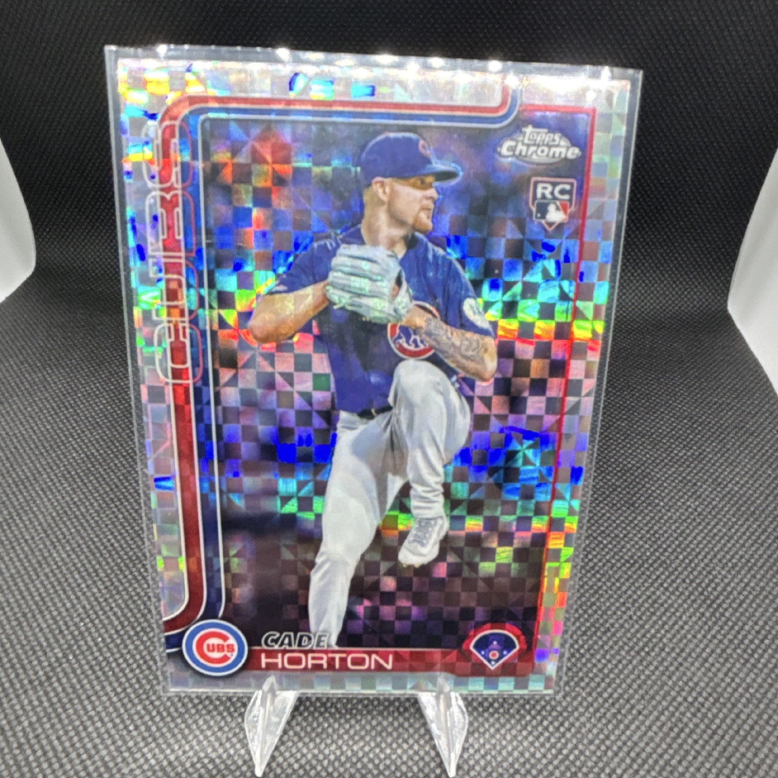 Topps 2025 Chrome Update Cade Horton #USC63 Cubs Rookie X-Fractor Card