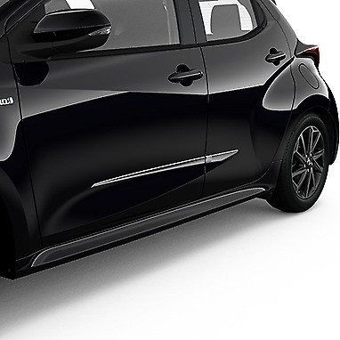 Kit baguette chrome TOYOTA Yaris PW1560D10001 anti-rayures de portière