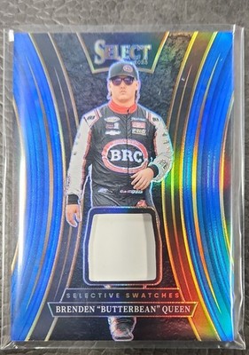 2025 Panini Select - Selective Swatches Brenden Queen #SS-BQN Blue Prizm 20/35