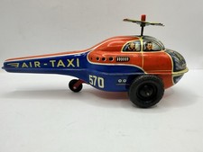 Vintage 1960  s Tin Toy Air Taxi / Helicopter 570 Made In Western Germany