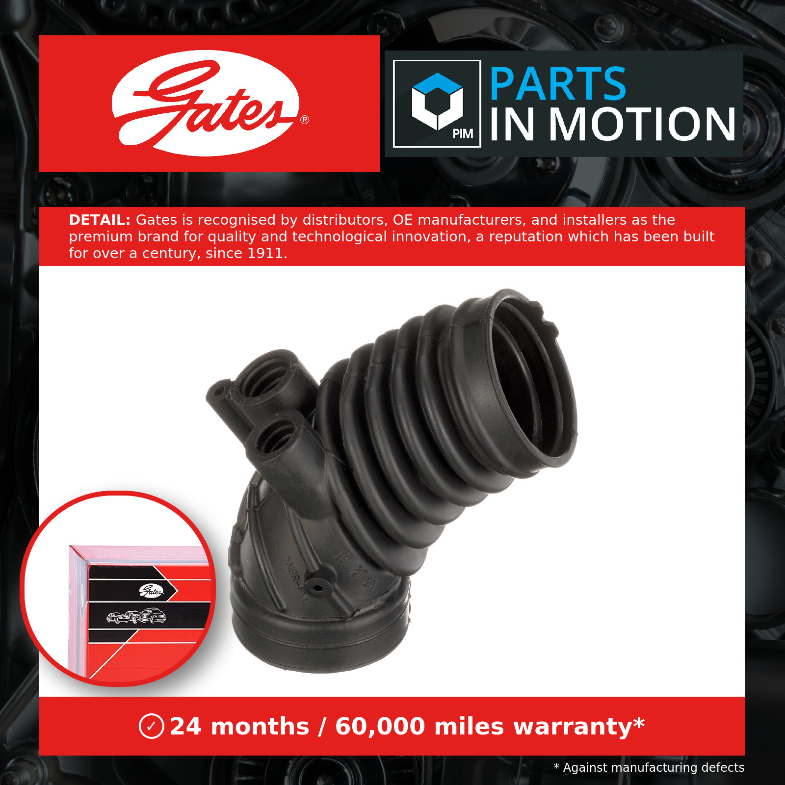 2x ✅Fits GATES ANTK1106 AIR INTAKE HOSE ⭐UK Seller⭐ - Image 15