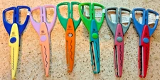 Lot of 6 Provo Craft Paper Shaper Decorative Design Edge Scissors Scrapbooking
