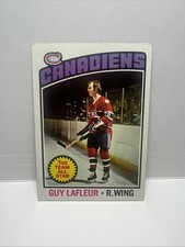 Guy Lafleur 1976-77 Topps Hockey #163 EX