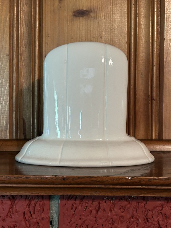 VTG 1990's Michael Graves White Stoneware Napkin Holder Modernist Style
