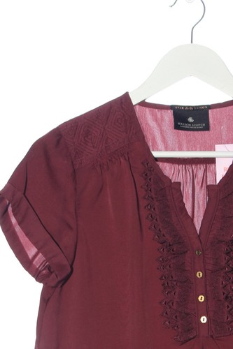 MAISON SCOTCH Camicetta a maniche corte Donna Camicetta a blusa Taglia IT 40 - Foto 3 di 5