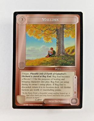 Mallorn - Middle Earth CCG card (1996 ICE) MECCG Dark Minions Resource LotR