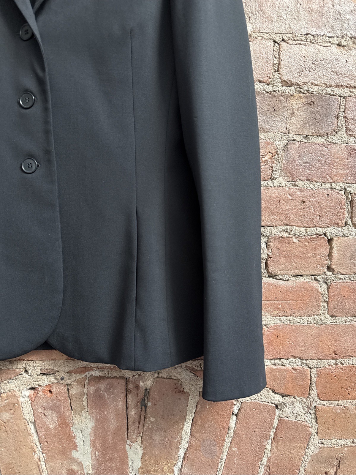 Calvin Klein Collection Women’s Jacket, Sz 8 US, 44 IT Black Wool, Italy image 4