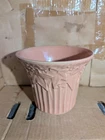 Vintage McCoy Pottery Planter Jardiniere Flower Pot Ivy Berries 7" Large Peach