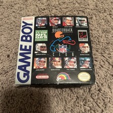 NFL Quarterback Club (Nintendo Game Boy, 1993) Box And Manual Only