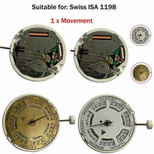 Quartz Watch Movement With 927 Battery for Swiss ISA 1198 Watch Accessory