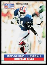 1991 Pro Set James Williams #87 Buffalo Bills