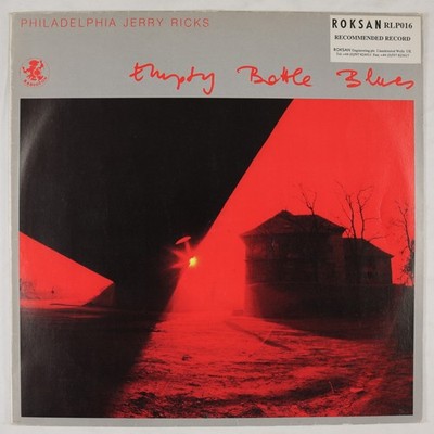 PHILADELPHIA JERRY RICKS - EMPTY BOTTLE BLUES - 1987 HUNGARY VINYL LP - VG+/VG+