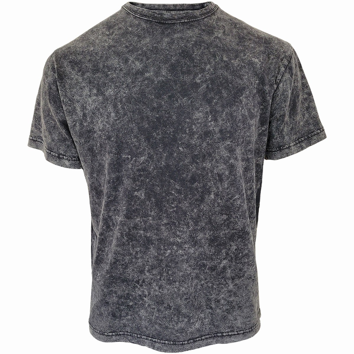 Spiral - ACID WASH T-SHIRT (Unisex Black Short Sleeve T-Shirts) Small