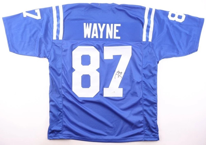 Reggie Wayne Signed Indianapolis Colts Jersey (JSA) 6xPro Bowl / Wide Receiver