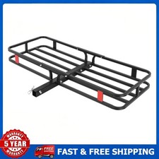 500lb Cargo Carrier Hitch Mount Cargo Basket Foldable Luggage Rack 2 Receiver