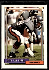 1992 TOPPS KEITH VAN HORNE #580 CHICAGO BEARS 3039