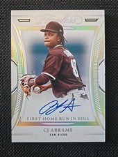 CJ Abrams 2022 Flawless First Home Run In The Bigs Rookie Autograph. San Diego 