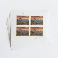 Scott 5752 Great Smoky Mountains $28.75 Pane of 4 MNH 2023 Priority Mail Express