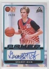 2021 Leaf Pro Set Power Base Platinum Spectrum Foil 79/99 Gradey Dick Auto 0tw4