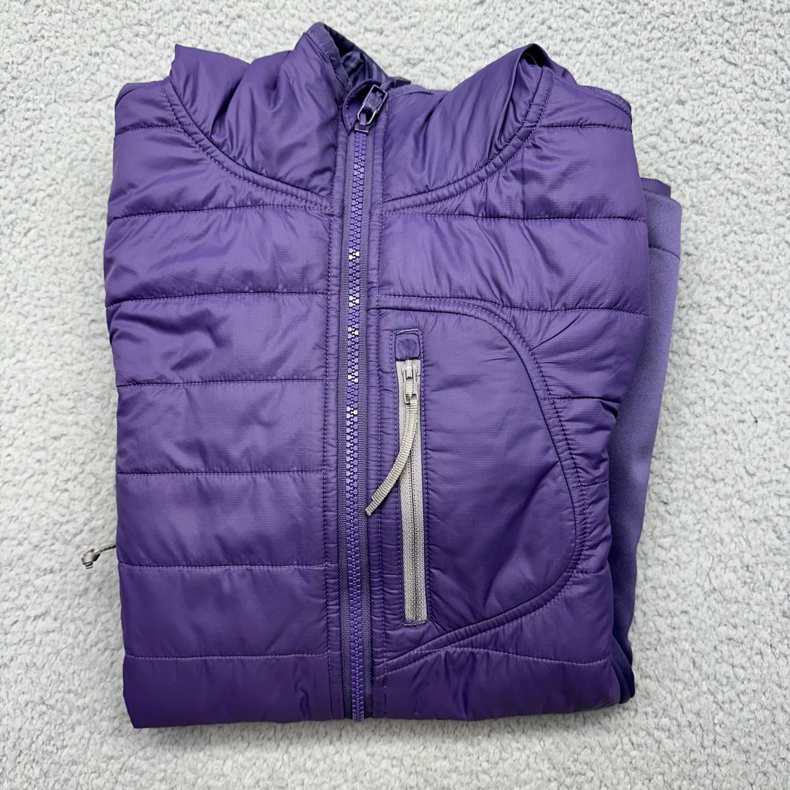 Under Armour 1249124 Womens XS ColdGear Infrared Primaloft Purple Hooded Jacket thumbnail 9
