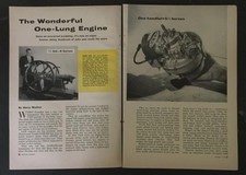 One Lung Engines 2 cycle 4 cycle 1958 History pictorial Smith Motor Wheel