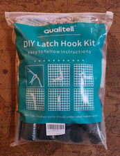Santa Claus Latch Hook Rug Kit 20" x 20" ZD-020 By Qualitell Kit is Started 