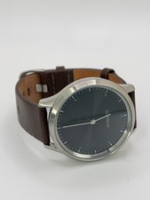 Garmin Vivomove HR Hybrid Smartwatch w/ charging cable-good battery-leather band