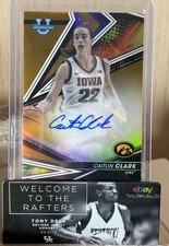 2022-23 Bowman University Best Caitlin Clark Rookie Auto Gold Refractor #16/50