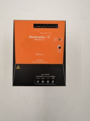 Weidmuller PRO ECO3 1469550000 DIN Rail Connect Power Supply Module 480W 24V 20A