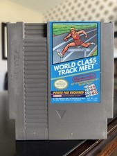 World Class Track Meet Nintendo NES Video Game Pak Cartridge -Power Pad-