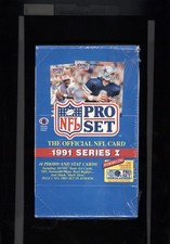1991 NFL Pro Set Football Series 1 Sealed Box