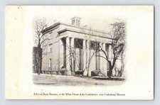 Jefferson Davis Mansion Confederate Museum Richmond VA Vintage Postcard Pre-1907