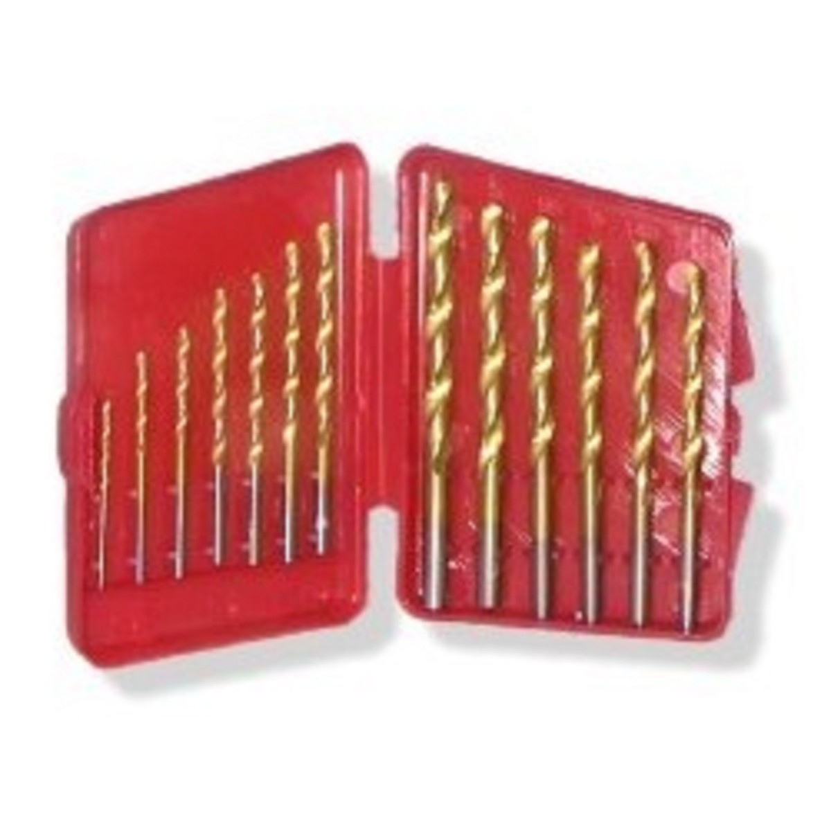 13 Piece Drill Bit Set - Multi-Purpose Bits For Wood & Plastic (Sizes 1-16 Up To 1/4\")