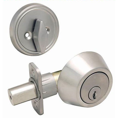 Stanton Satin Nickel Single Cylinder Deadbolt Door Lock | eBay