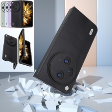 For OnePlus Open Shockproof Luxury PU Leather Hard Slim Protective Case Cover
