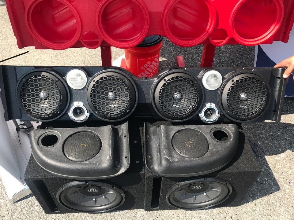 TJ American SoundBar Jeep Wrangler Empty Speaker Enclosure eBay