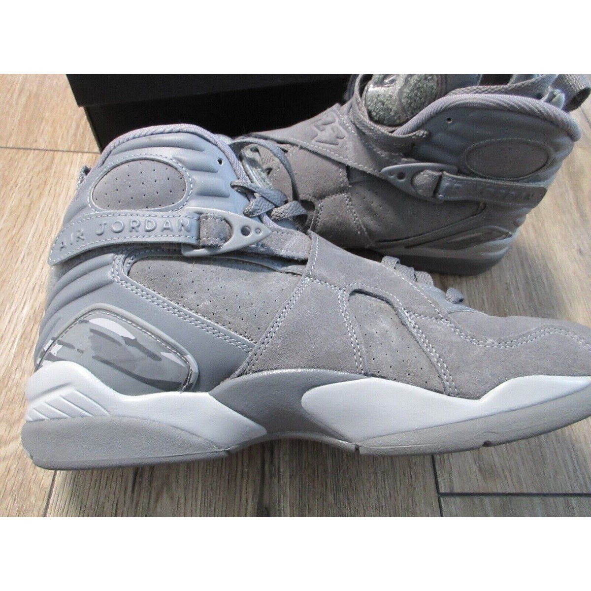 Air Jordan 8 Retro Cool Grey 305381-014 2017 Men's Size 9.5