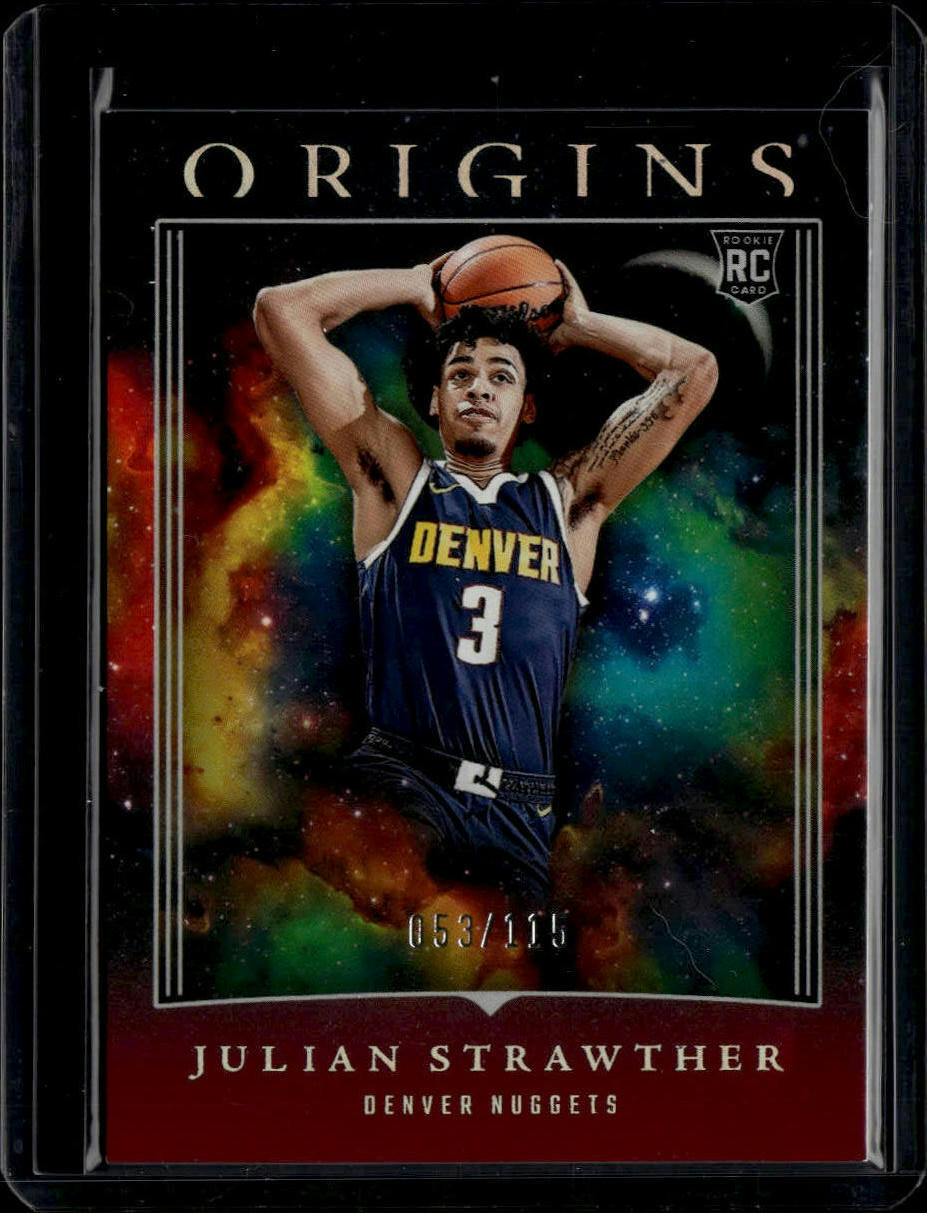 2023-24 Panini Origins #50 Julian Strawther RC Maroon #/115