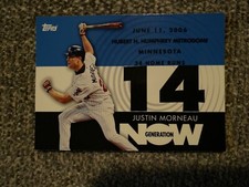 2007 Topps Generation Now Insert #GN130 Twins Justin Morneau Baseball Card