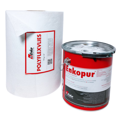 SET ENKOPUR Flüssigkunststoff 4KG + Polyflexvlies 3m