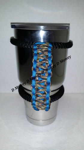 2 Farben Paracord Griffe für 40oz, 30oz & 20oz Yeti, Rtic, Sic, Ozark Trail Cups - Bild 31 von 75
