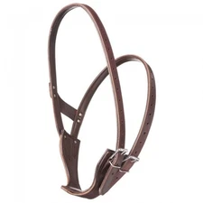 Tough 1 Deluxe Brown Leather Horse Size Crib be Gone Comfort Collar 52-2500M