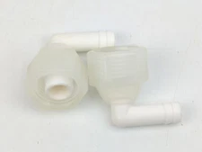 SHURflo 234-3916 Poly 1/2” Hexnut Swivel X 3/8" Hose Barb 90° Elbow Pump Fitting