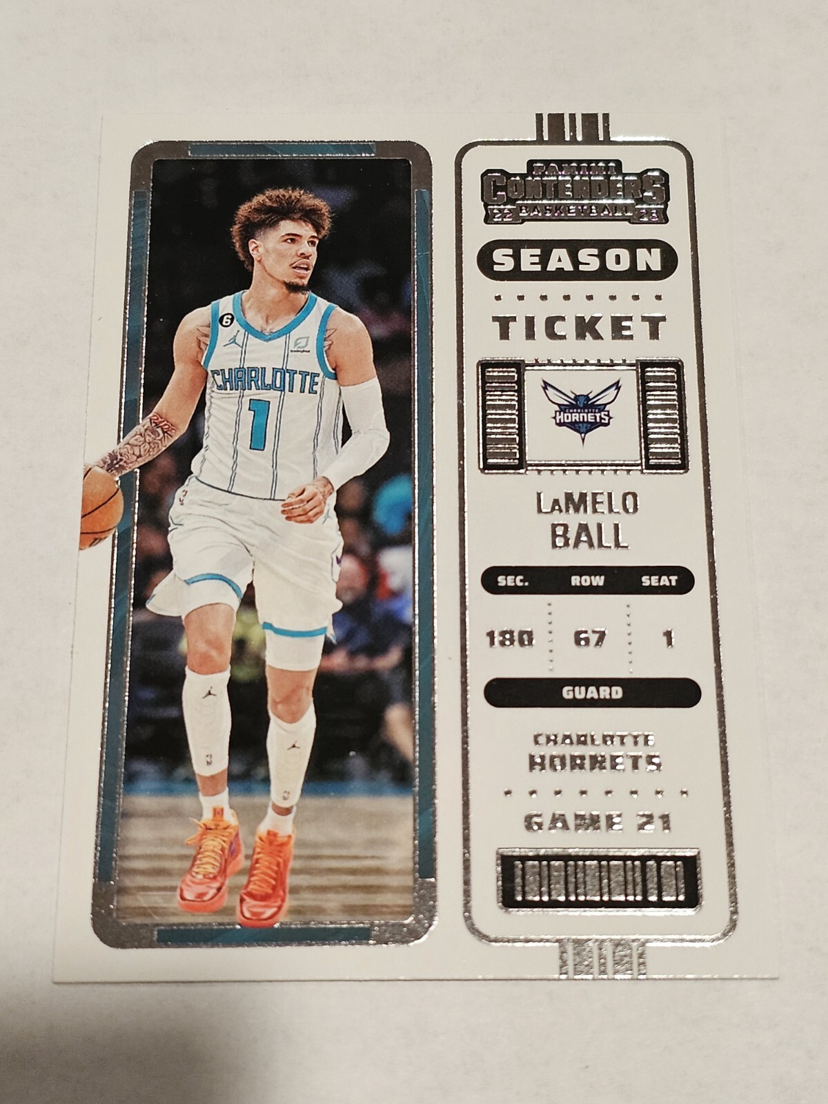 LaMelo Ball 2022-23 Panini Contenders #72 Season Ticket