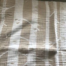 Cloud Island Trees Muslin Swaddle Baby Blanket Tan White Tree Trunks