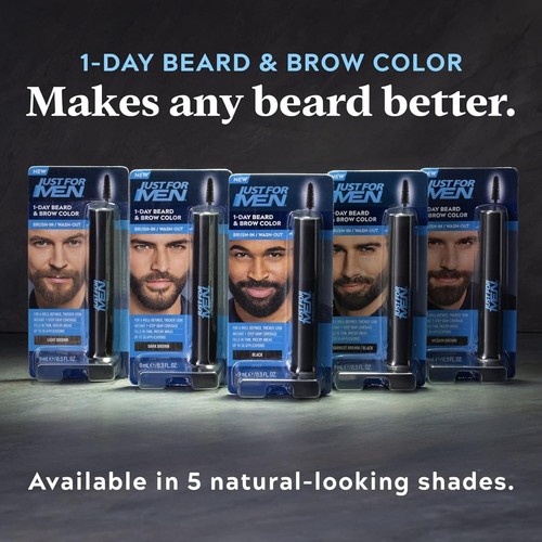 1-Day Beard & Brow Color, Temporary Color for Beard and Eyebrows, for a Fuller, - Picture 6 of 15